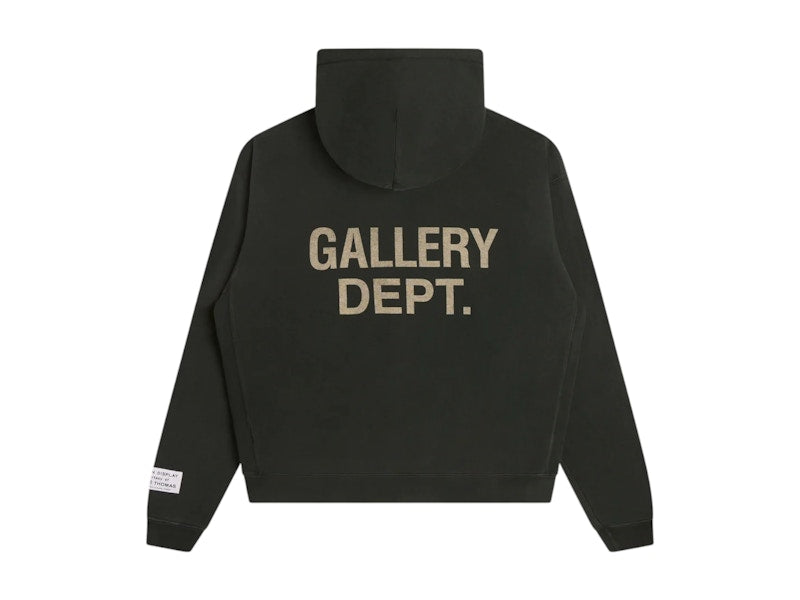 Gallery Dept. 90's Logo Hoodie Vintage Black