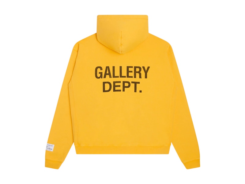 Gallery Dept. 90s GD Logo Hoodie Gold