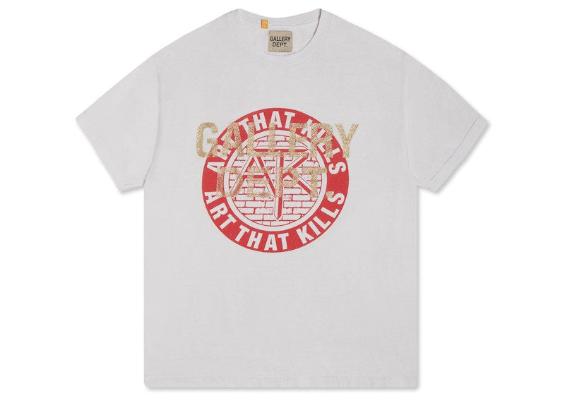 Gallery Dept. ATK Brick T-Shirt White Red Gold