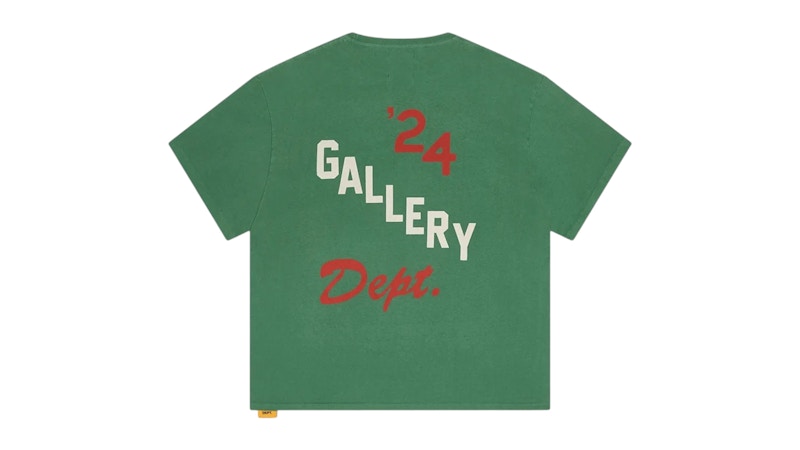 Gallery Dept. Arena Logo Print Cotton Jersey Tee Vintage Forest