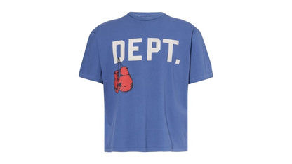 Gallery Dept. Arena Logo Print Cotton Jersey Tee Vintage Navy