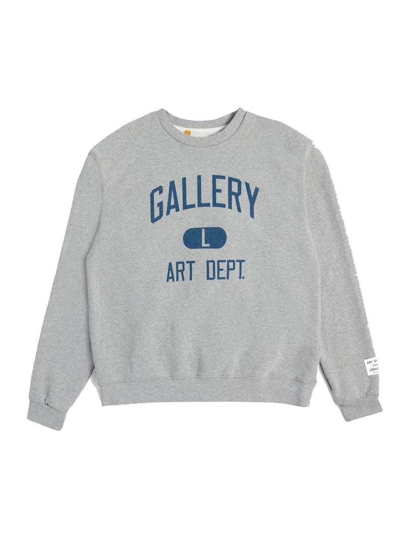 Gallery Dept. Art Dept Crew Neck Sweatshirt Heather Grey