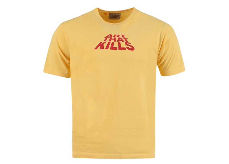 Gallery Dept. Art That Kills Logo T-Shirt Yellow
