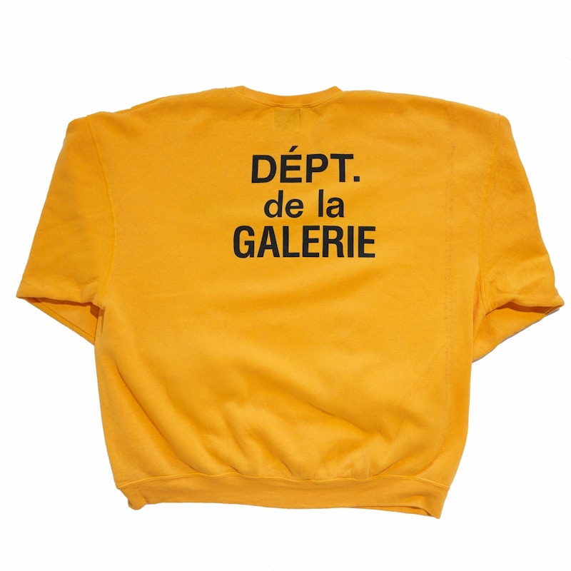 Gallery Dept. Art That Kills Reversible Crewneck Sweatshirt Yellow
