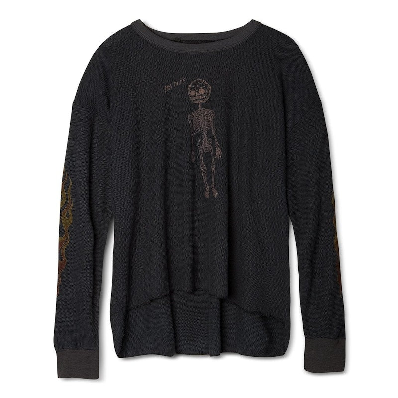Gallery Dept. Born to Die Thermal L/S T-shirt Black