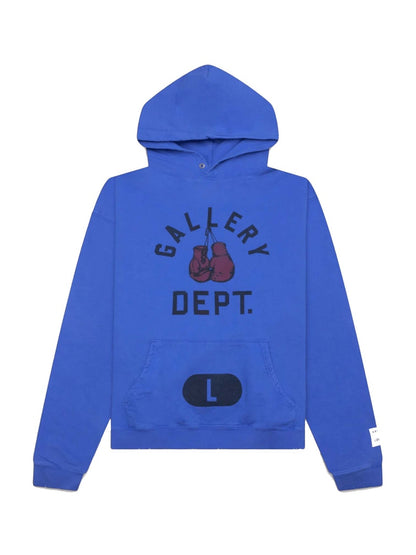 Gallery Dept. Boxing Merch Hoodie Royal Blue
