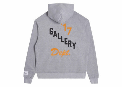 Gallery Dept. Boxing Merch Zip Hoodie Heather Grey