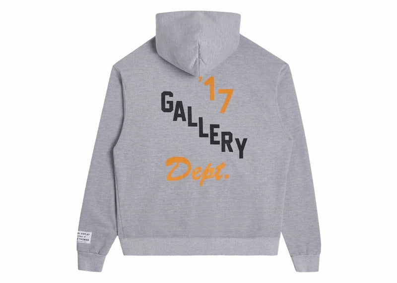 Gallery Dept. Boxing Merch Zip Hoodie Heather Grey