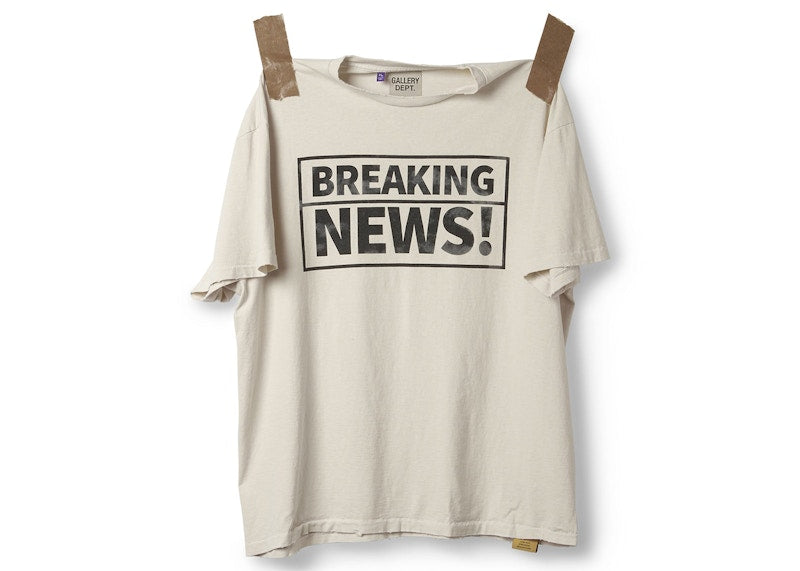 Gallery Dept. Breaking News Tee Archival White