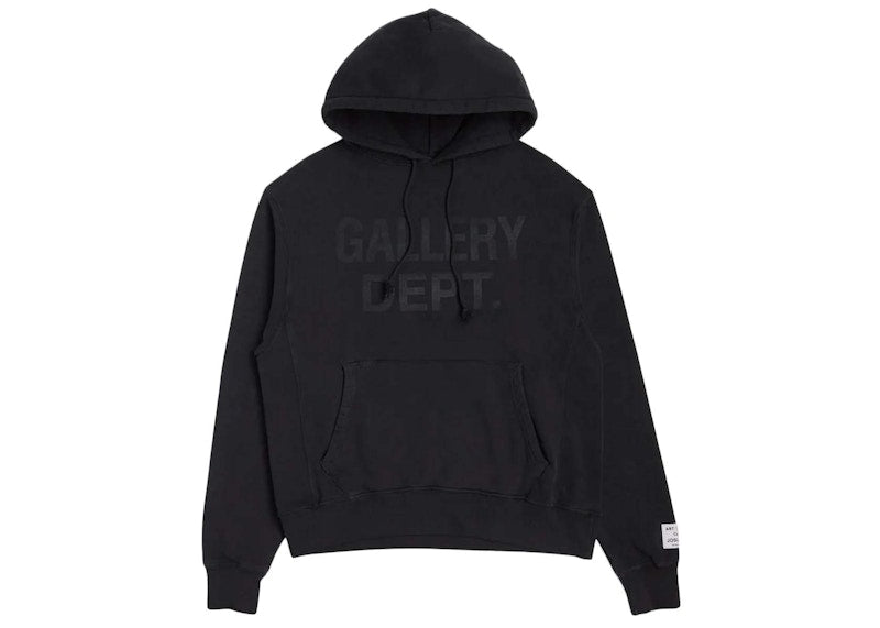 Gallery Dept. Center Logo Hoodie Black