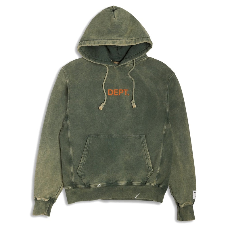 Gallery Dept. Center Logo Hoodie Green