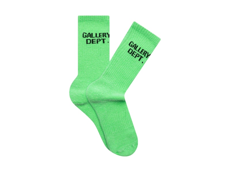 Gallery Dept. Clean Socks Fluorescent Green