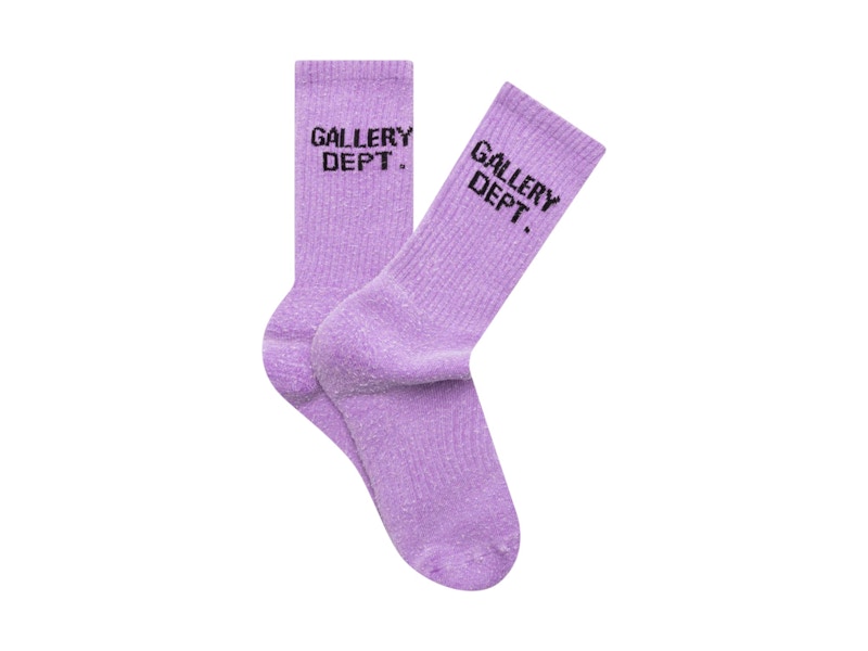 Gallery Dept. Clean Socks Fluorescent Purple