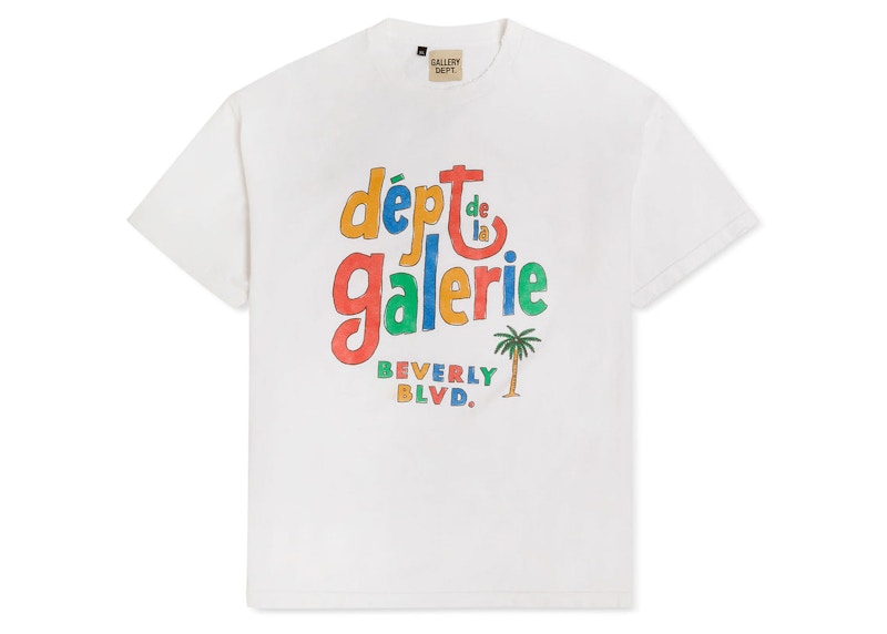 Gallery Dept. De La Galerie Cafe T-Shirt White Multi
