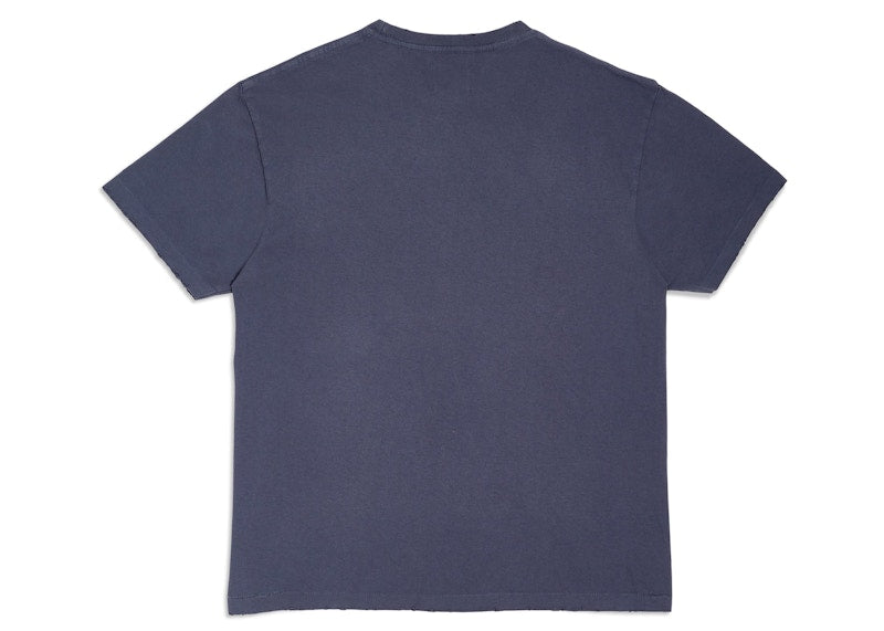 Gallery Dept. Dept Logo Hand Painted T-Shirt Navy