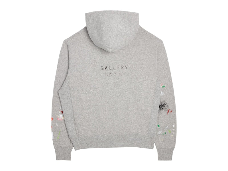 Gallery Dept. Dept Logo Painted Hoodie Heather Grey