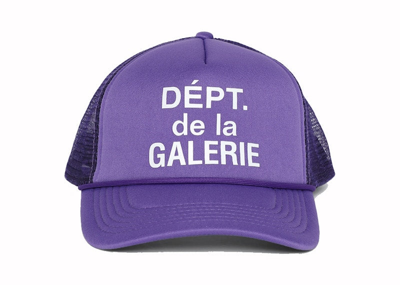 Gallery Dept. French Logo Trucker Hat Flo Purple