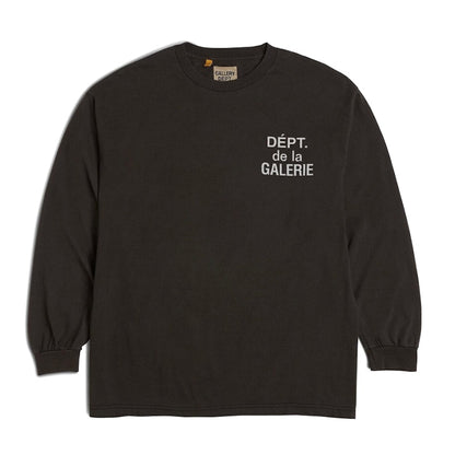 Gallery Dept. French Souvenir L/S T-Shirt Black