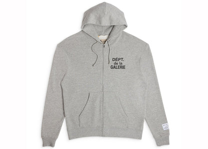 Gallery Dept. French Zip Hoodie Heather Grey