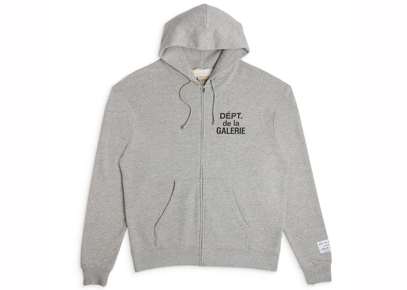 Gallery Dept. French Zip Hoodie Heather Grey