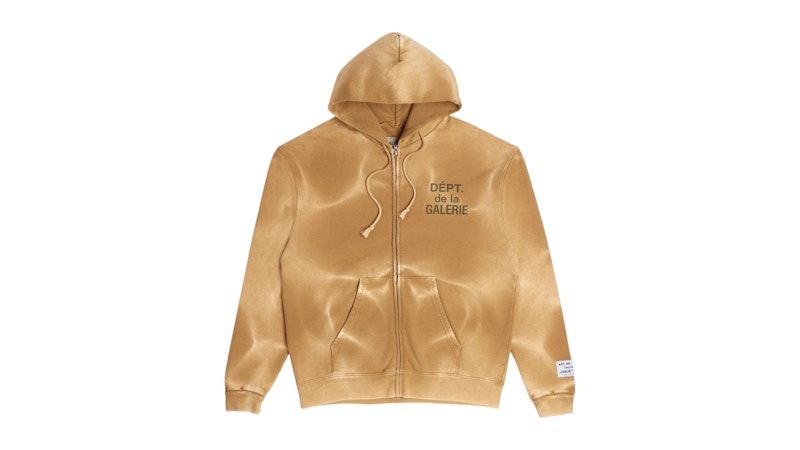 Gallery Dept. French Zip Hoodie Tan