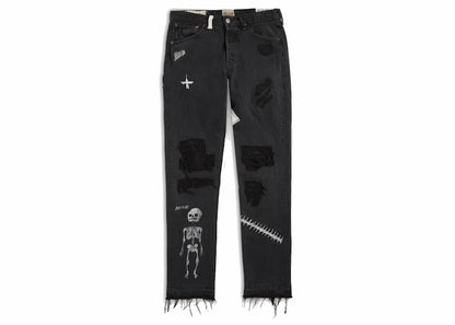 Gallery Dept. Fuck Face Denim Black