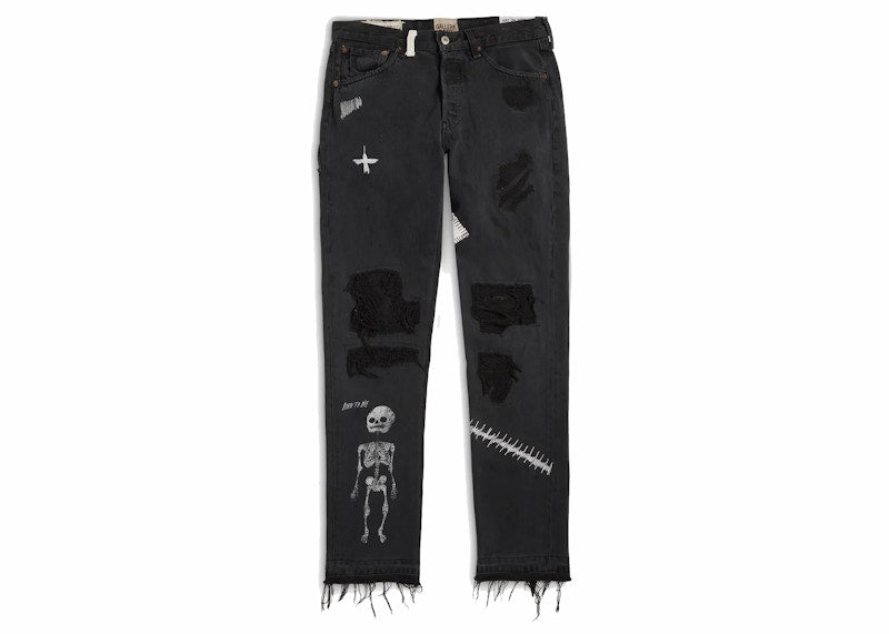 Gallery Dept. Fuck Face Denim Black