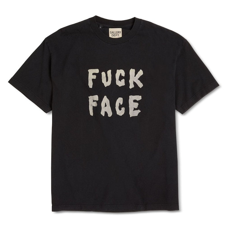 Gallery Dept. Fuck Face T-shirt Black