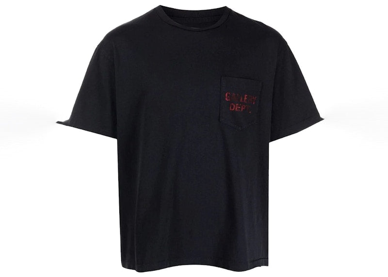 Gallery Dept. Logo Pocket T-Shirt Black