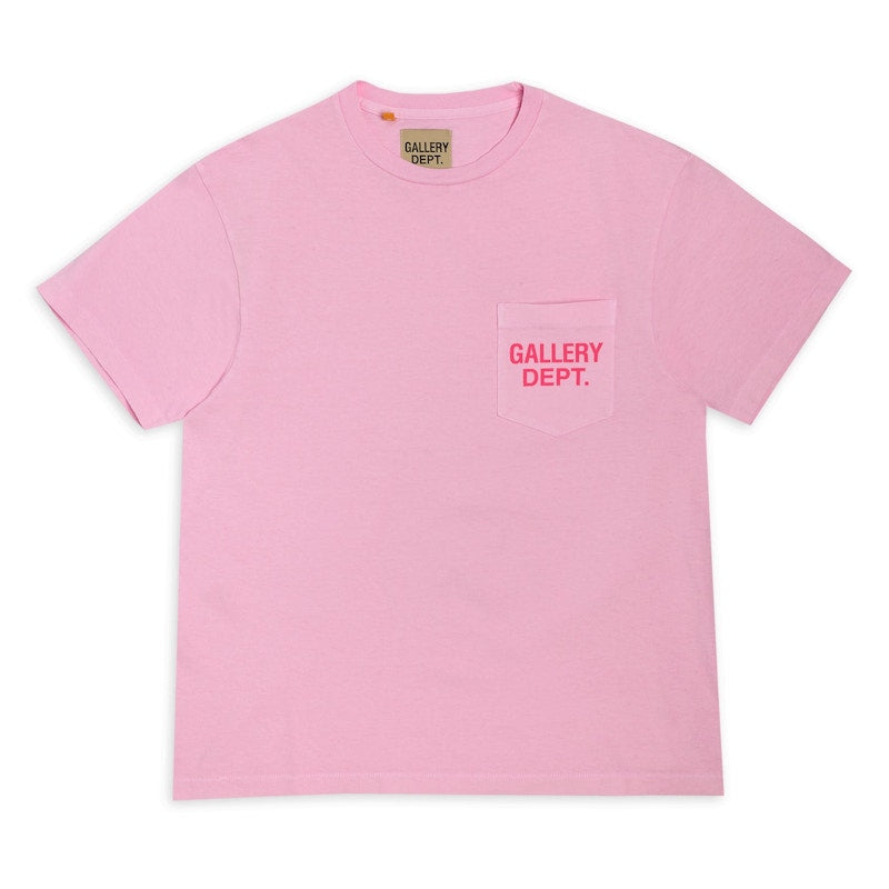 Gallery Dept. Logo Pocket T-shirt Pink