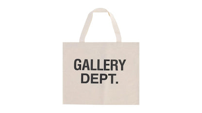 Gallery Dept. Logo Print Tote Bag Beige