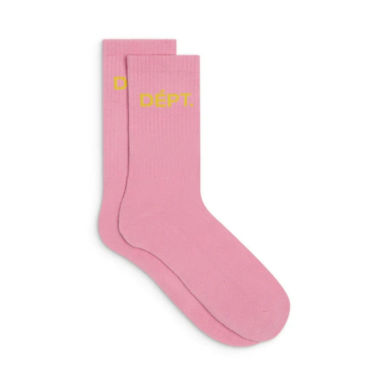 Gallery Dept. Logo Socks Candy Pink