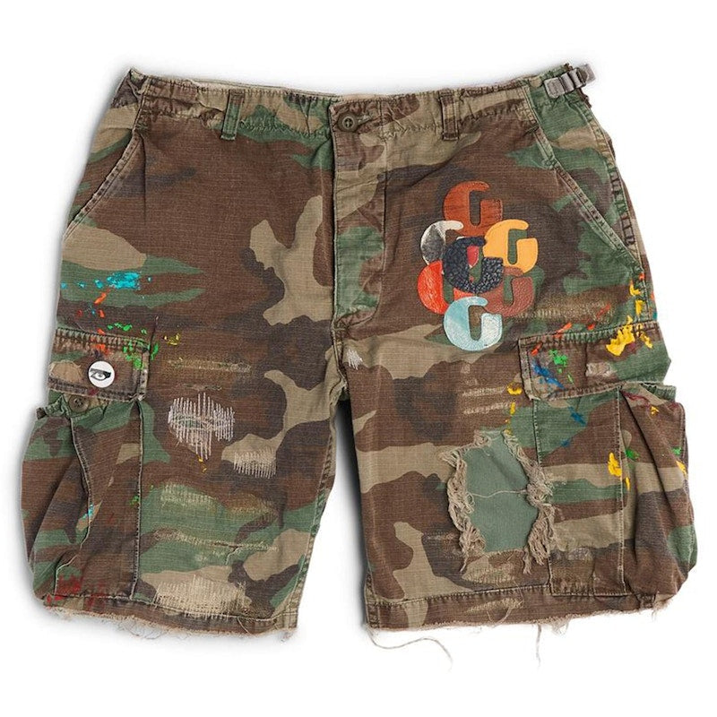 Gallery Dept. Multi G Camo Cargo Shorts Camo