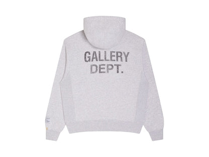 Gallery Dept. Paint Logo Hoodie Light Heather Grey