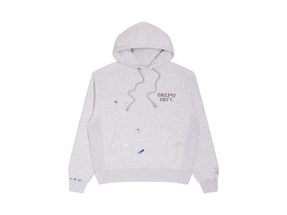 Gallery Dept. Paint Logo Hoodie Light Heather Grey