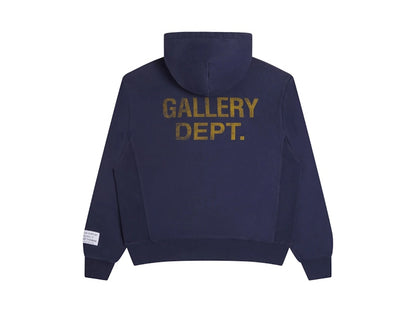Gallery Dept. Paint Logo Hoodie Vintage Navy