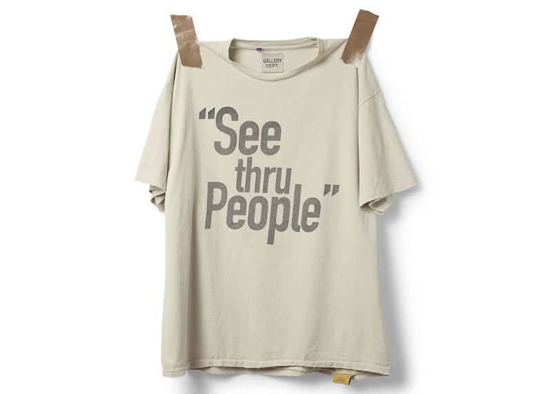 Gallery Dept. See Thru People Tee Archival White