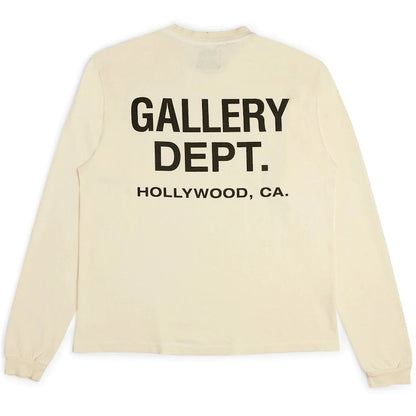Gallery Dept. Souvenir L/S T-shirt Cream