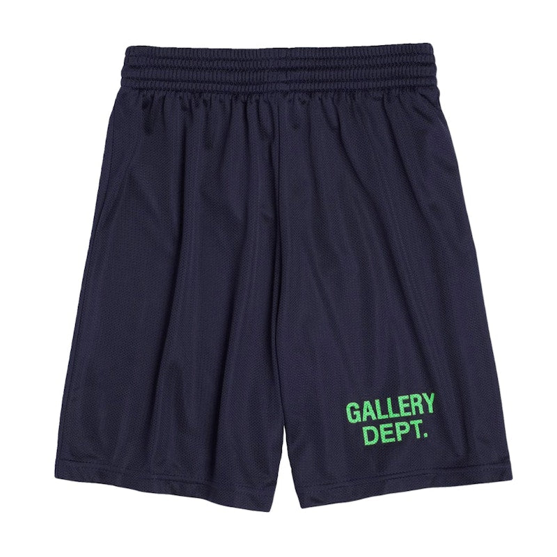 Gallery Dept. Studio English Logo Gym Shorts Navy/Green
