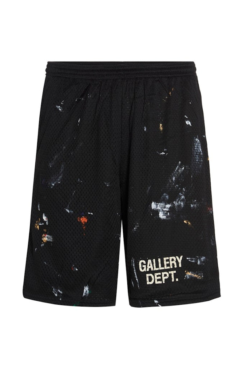Gallery Dept. Studio Gym Paint Shorts Black/White