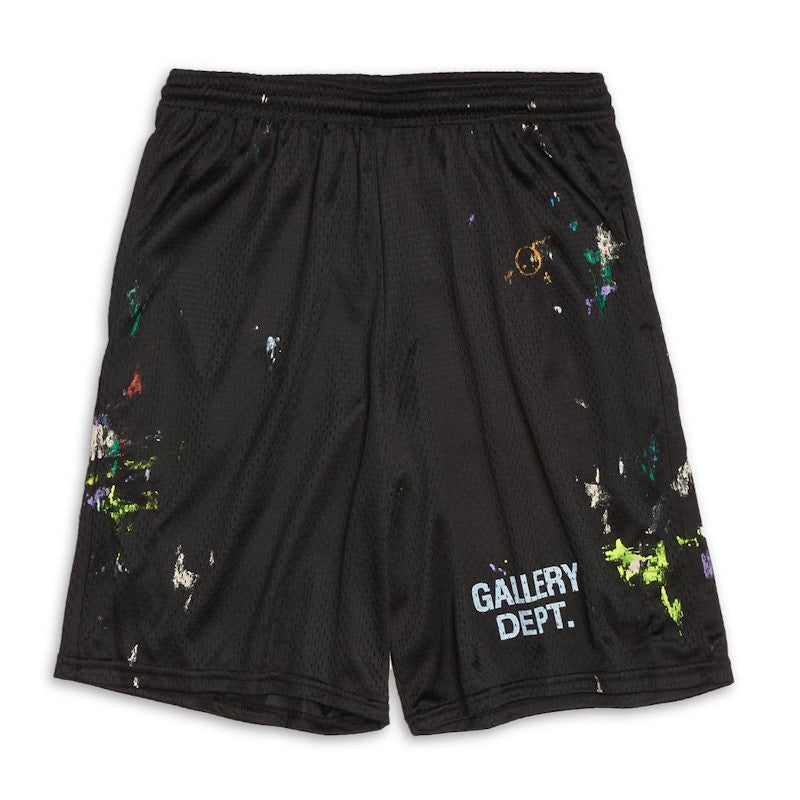 Gallery Dept. Studio Gym Paint Shorts Black