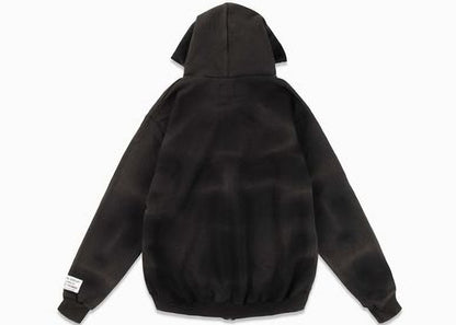 Gallery Dept. Vintage English Zip Up Hoodie Black