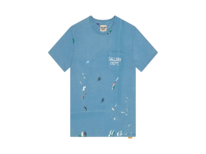 Gallery Dept. Vintage Logo Painted T-shirt Dusty Blue