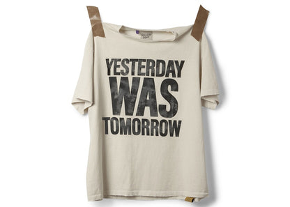 Gallery Dept. Yesterday Was Tomorrow Tee Archival White