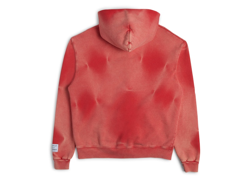 Gallery Dept. Zip Up Hoodie Sun Faded Red