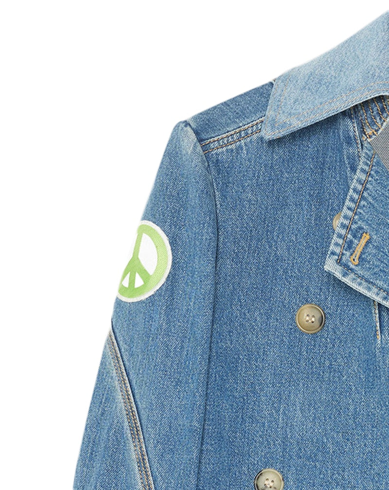 Gallery Dept. x Lanvin Women's Double-Breasted Denim Jacket Multi (Collection 2)