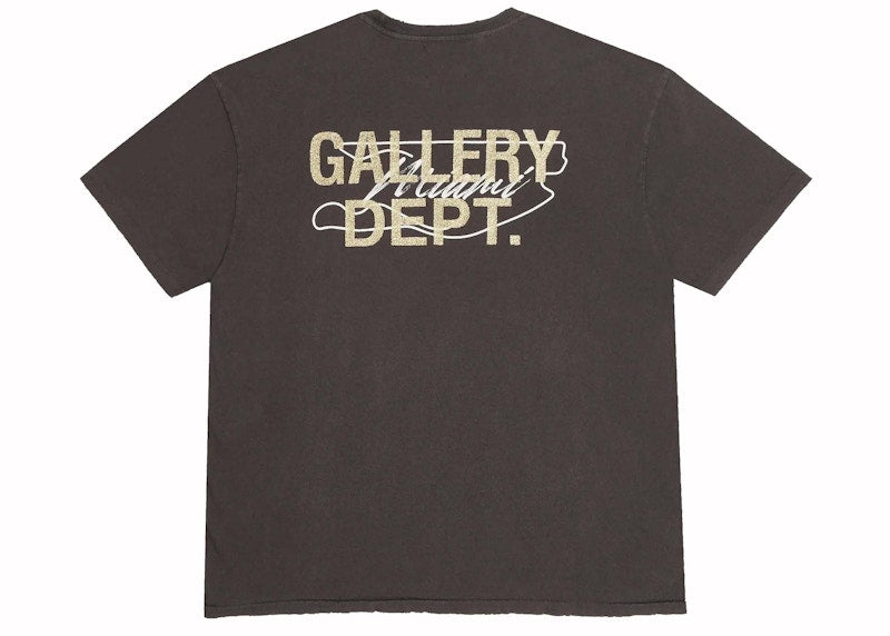 Gallery Dept. x Miami International Autodrone "Miami Grand Prix" Auction Tee Vintage Black