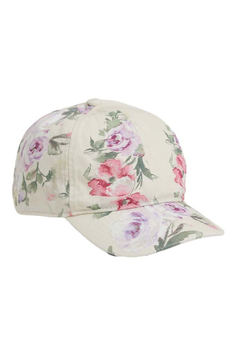 Gap x LoveShackFancy Floral Baseball Hat Birch Beige