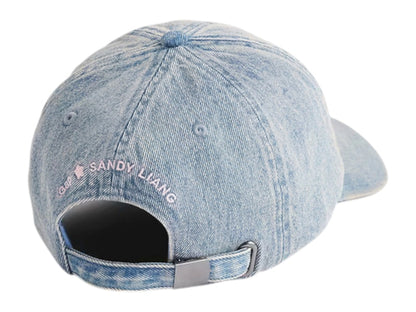 Gap x Sandy Liang Logo Baseball Hat Medium Wash
