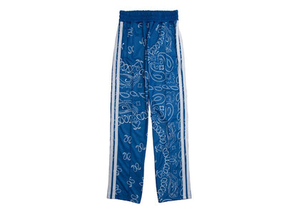 Garment Workshop Bandana Paisley Hidden Zip Pants Blue